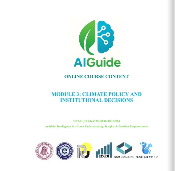 Climate policy and institutional decisions