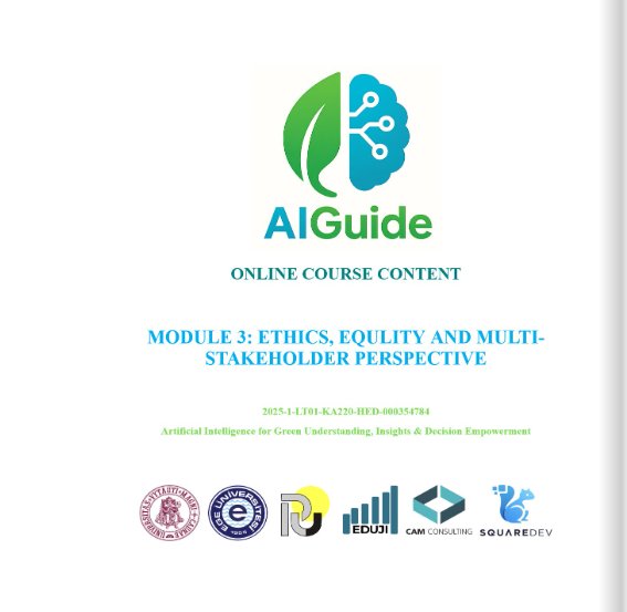 Ethics, equity and multi-stakeholder perspectives