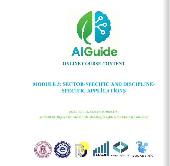 Sector-specific and discipline-specific applications